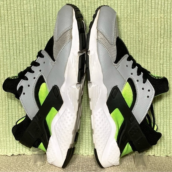 Nike Youth Air Huarache Run Grey Running Sneakers Shoes Sizes US 7Y & Wmns 8.5 - Picture 6 of 11